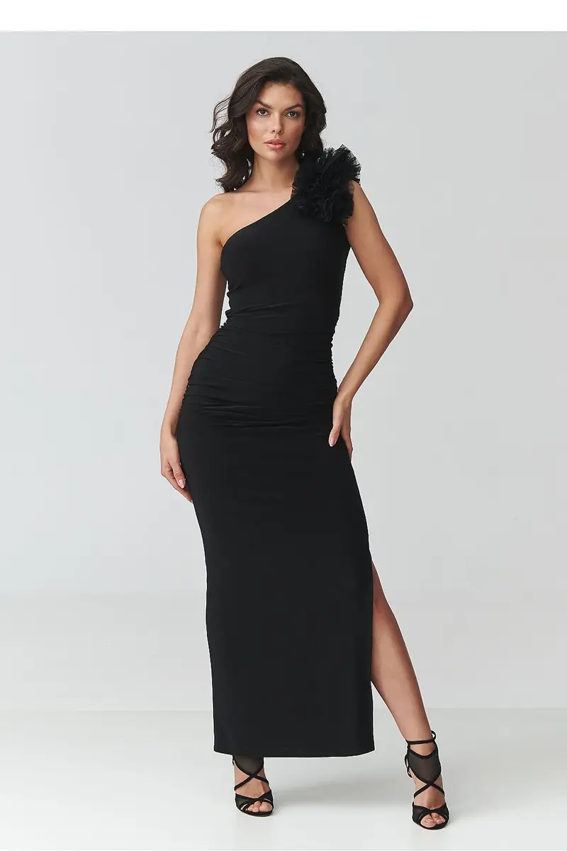 Long dress model 228320 Makadamia