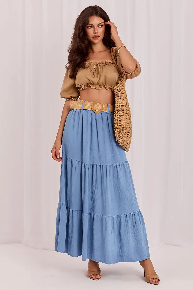 Long skirt model 229812 Italy Moda
