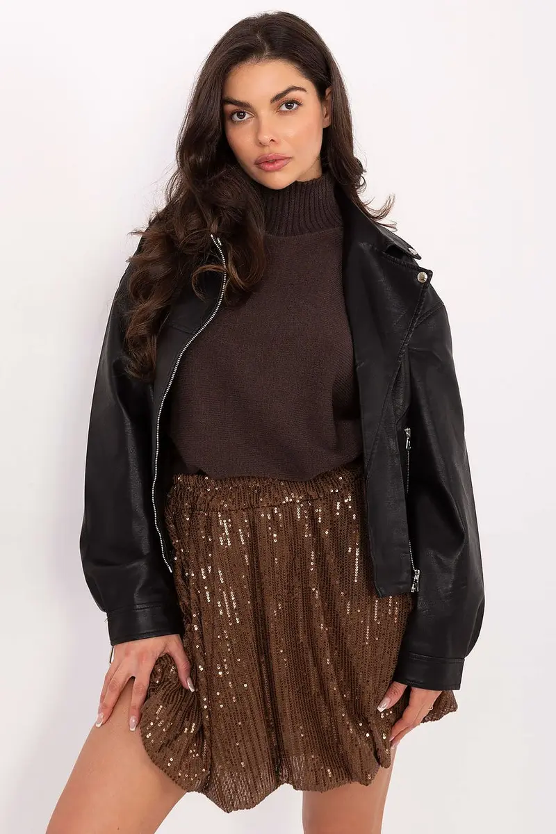 Short skirt model 221349 Italy Moda